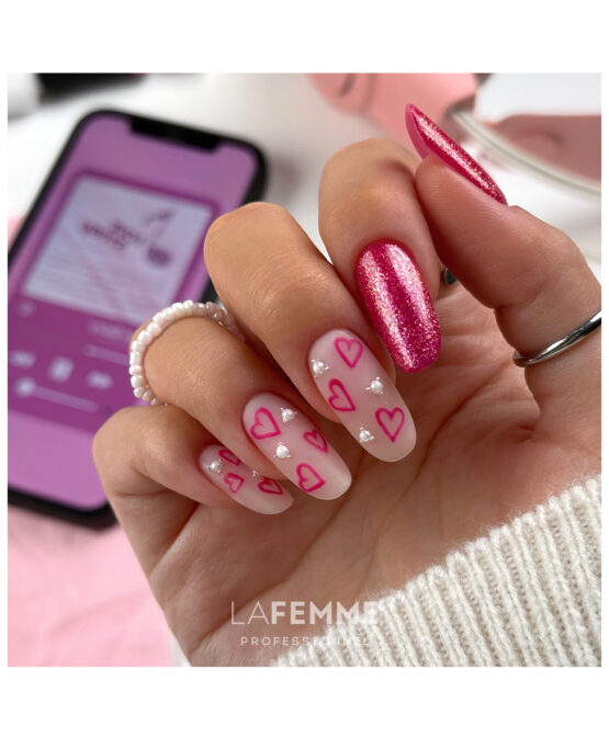 smalto semipermanente magenta scuro