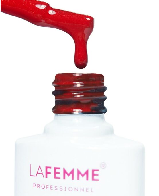 colore reale smalto rosso sangria microglitter