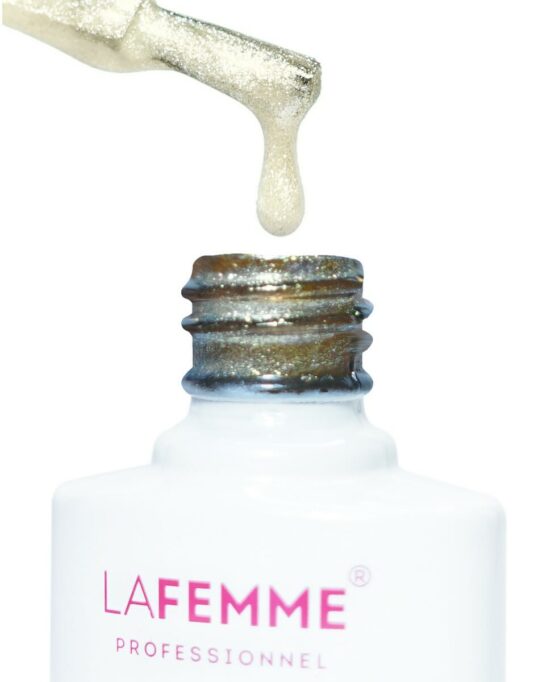 colore semipermamente unghie bianco glitterato