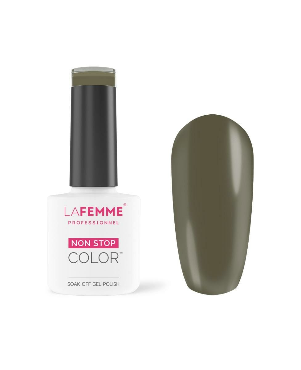 smalto per unghie color verde militare