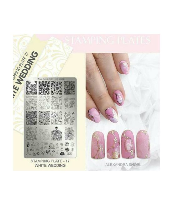 plate stamping unghie wedding 17 moyra