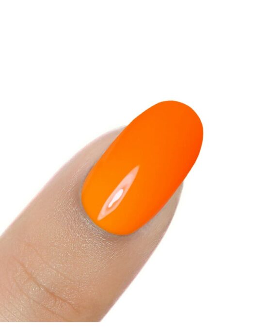 unghie nail arancione fluo