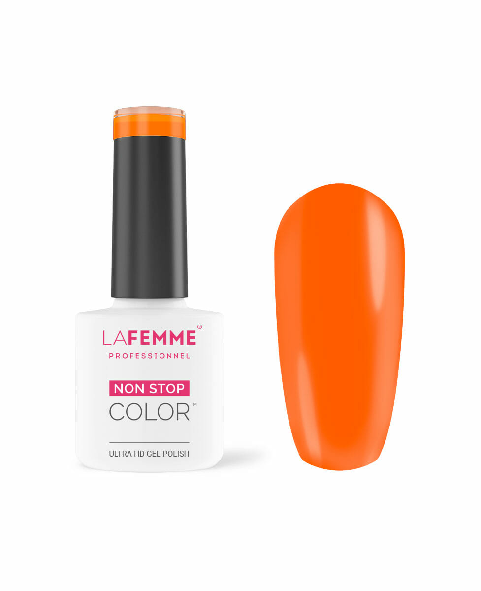 Smalto arancione neon estivo
