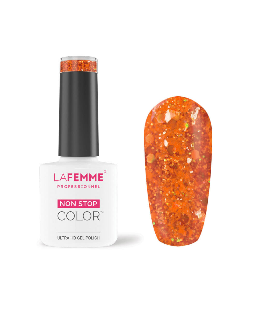 Smalto arancione neon estivo