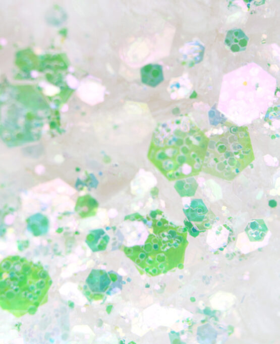 Glitter mix iridescenti 24 bianco riflesso rosa