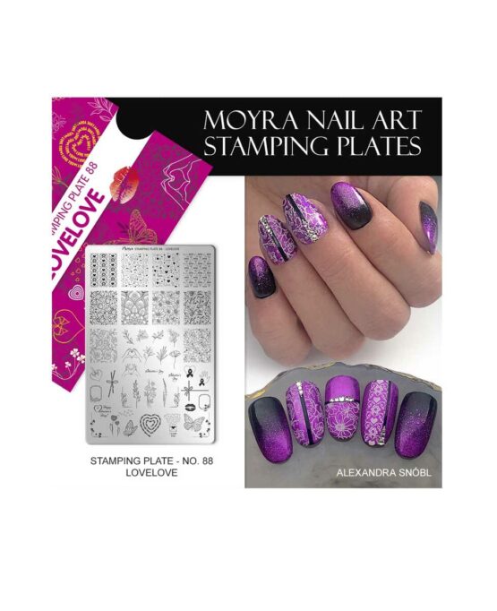 Moyra_nail_art_stamping_plate_88_Lovelove