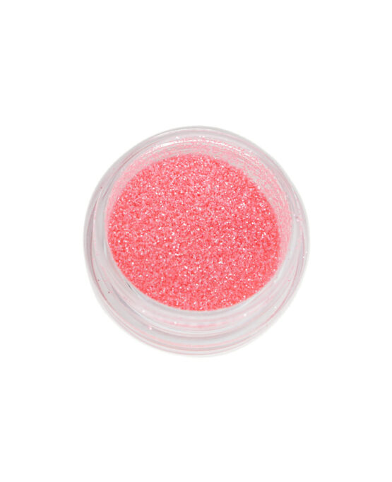 Polvere Glitter Sottile - Corallo Neon
