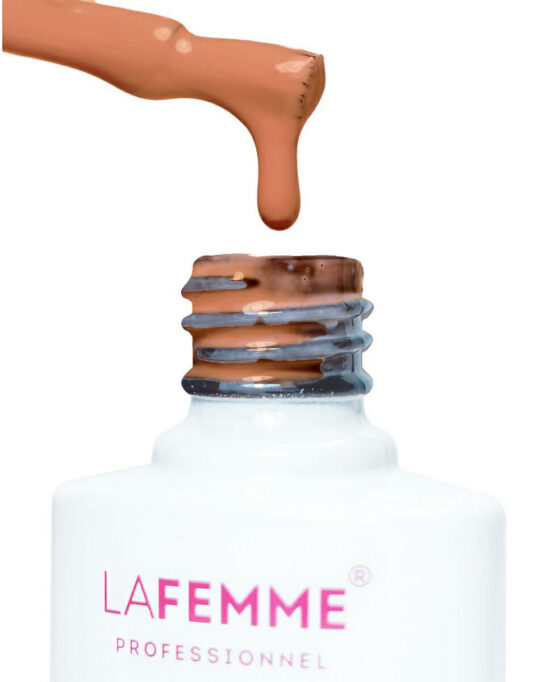semipermanente unghie Peach Nougat Scuro steso h262