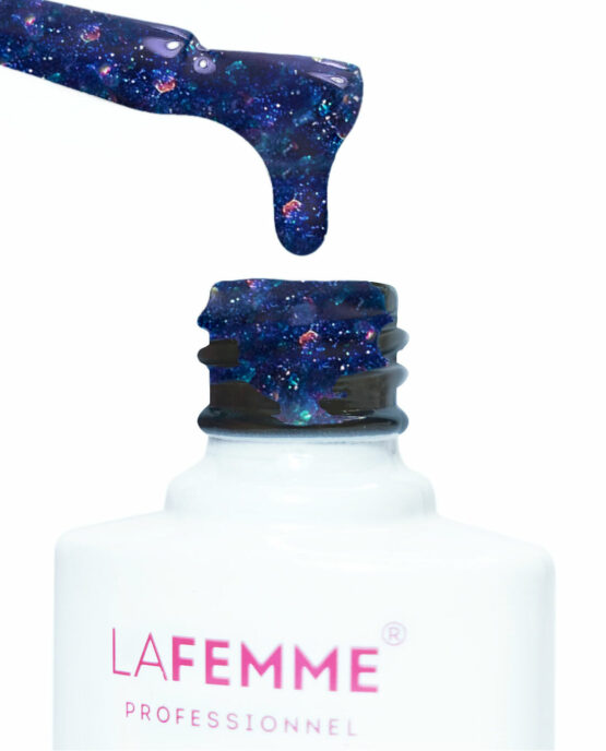 smalto unghie foto color blu glitter h266