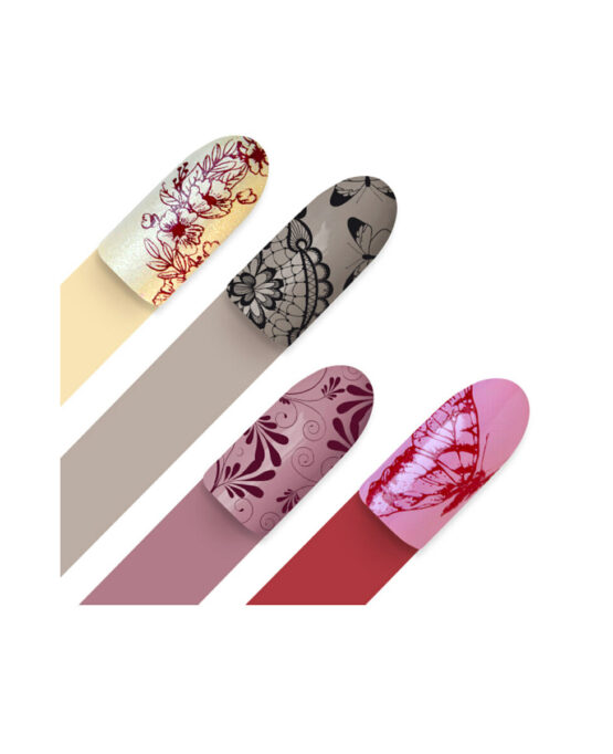 decorazione unghie per san valentino stamping moyra 61 l'amour