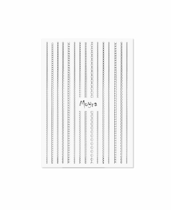 Moyra Nail Art Catena Argento