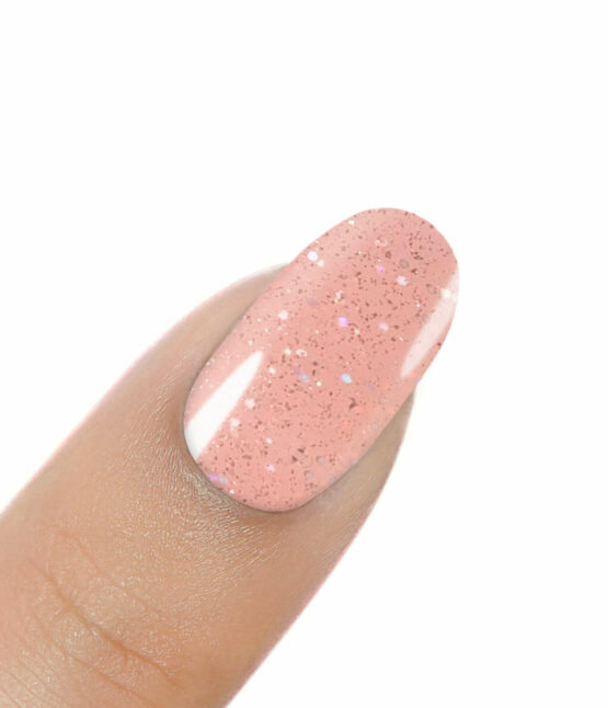 Semipermanente Rosa Delicato con Glitter Non coprente La Femme Primavera Sposa