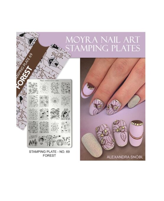 piastra stamping moyra forest 69