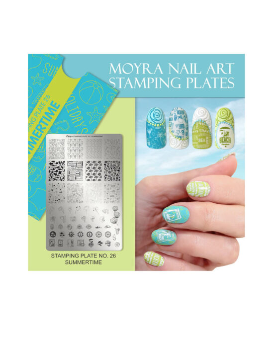 Nail Art Estate Stamping Piastra 26