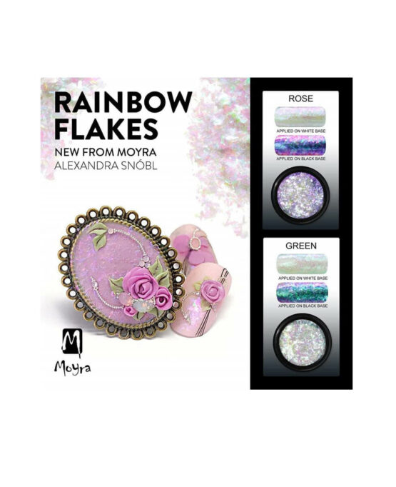 rainbow flakes moyra