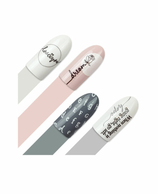 Nail Art con Lettere - Piastra Stamping Moyra 111 Grande - Editor