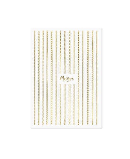 Strisce adesive per decorazione unghie oro