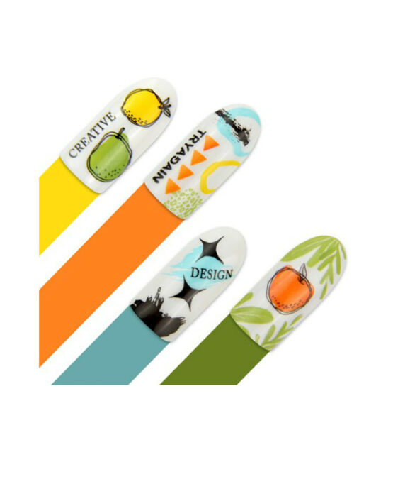Piastra Stamping Moyra® 120 - Designer 2 Piastre trend 2022 idee moda design nail art tips arancia limone