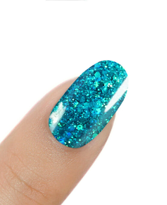 H303 Smalto Semipermanente Blu Atollo Mare Caraibico Sardegna Nail Art La Femme
