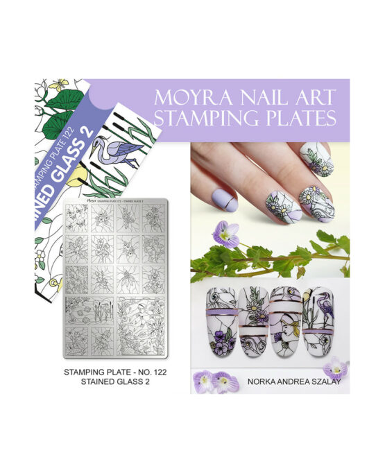 piastra per stamping 122 stained glass 2