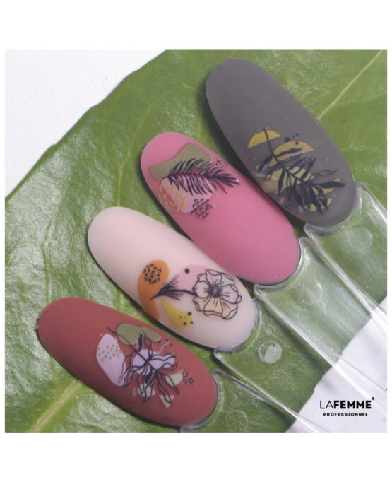 Sticker per unghie fiori autunno daisy