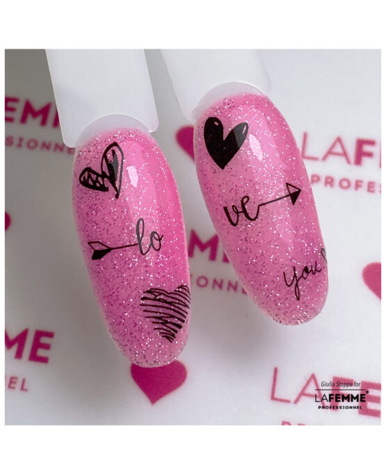 sticker - love me like you do amore