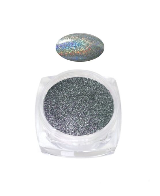 ACGLXY04 Galaxy Glitter Effetto Cangiante Arcobaleno argento silver
