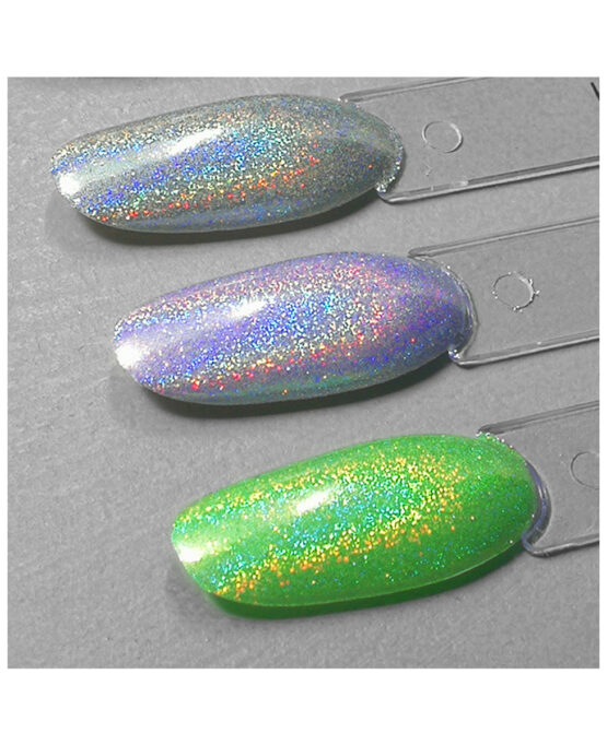 Galaxy Glitter silver green lilac