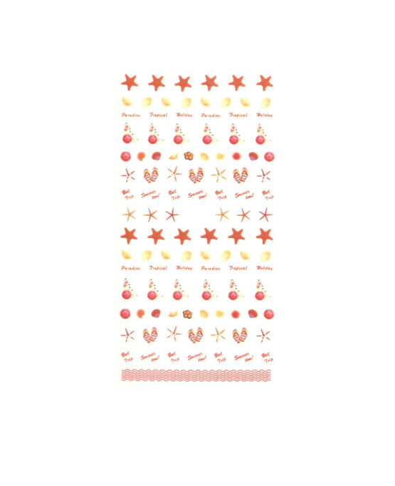 Sticker nailart stelle mare minimal estate summer sea - Shell We Dance