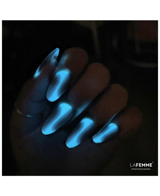 smalto fluorescente azzurro