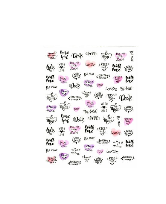 adesivi cuori e scritte romantiche - love stickers