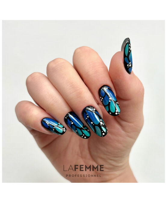 Butterfly wings nailart