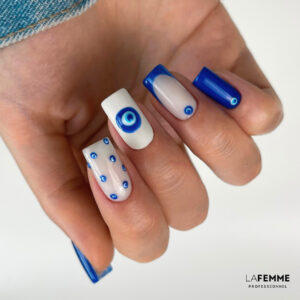 Nazar Nail Art -Unghie Stile Grecia