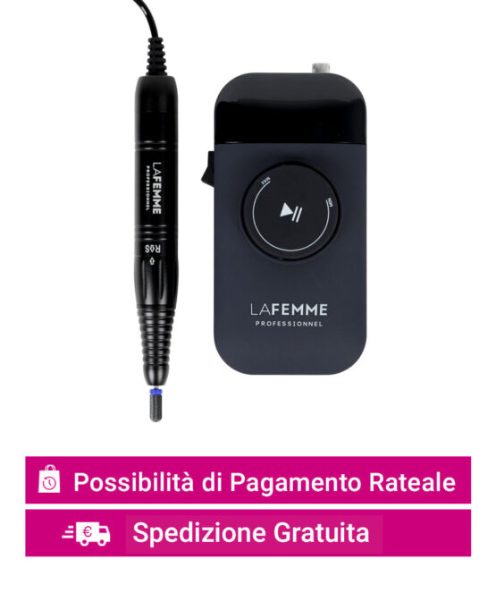 Fresa per unghie portatile brushless silent nova la femme