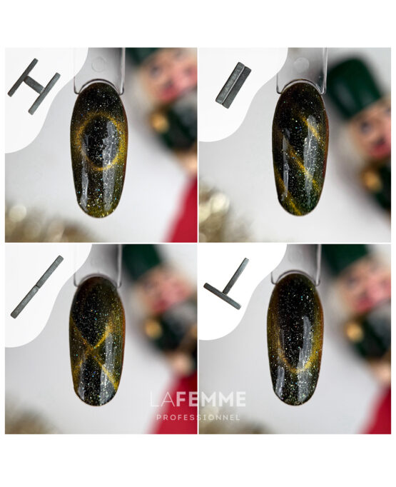 UTILIZZO MAGNETE nail art cat eye